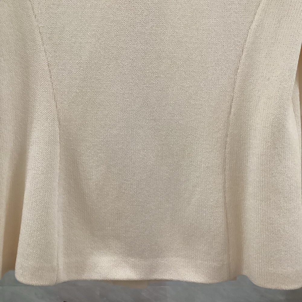 St. John Evening by Marie Gray Cream Evening Blazer - Picture 7 of 11